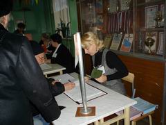 Работа в избирательной комиссии учителей начальных классов во время выборов депутатов в Московскую городскую Думу.